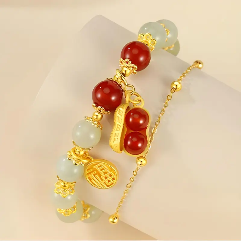 Bailijin Bracelets Green Jade Unisex-3