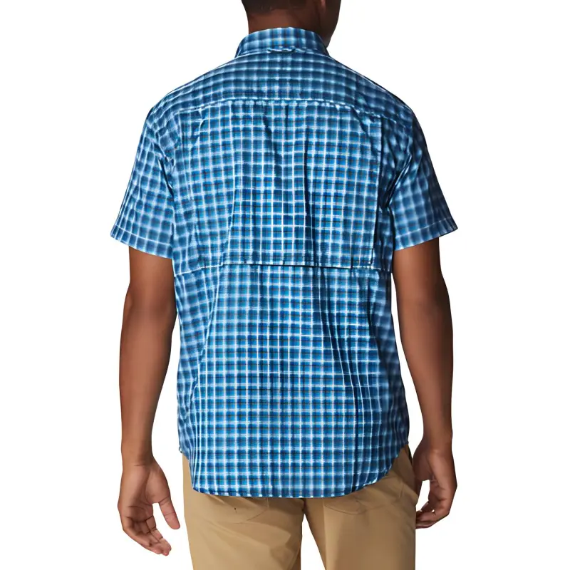 Columbia Silver Ridge Shirt Men's Gwen Blue-1