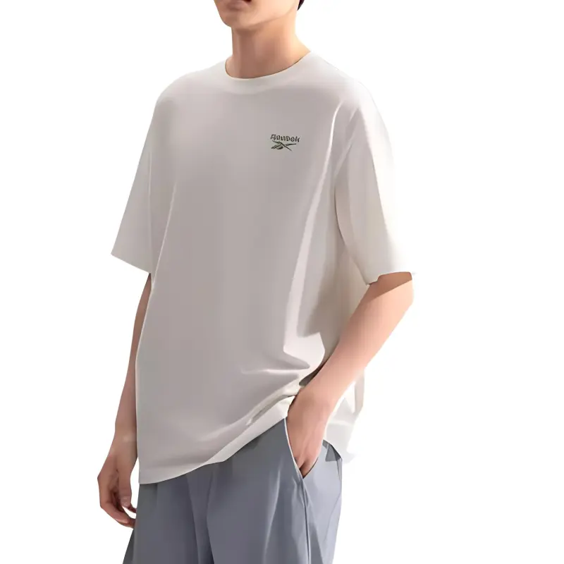 Reebok T Shirt Unisex Raw White-1