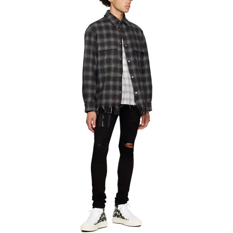 AMIRI Shirts Men Dark Gray-4