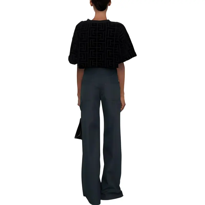 BALMAIN T-Shirts Women's Black-2
