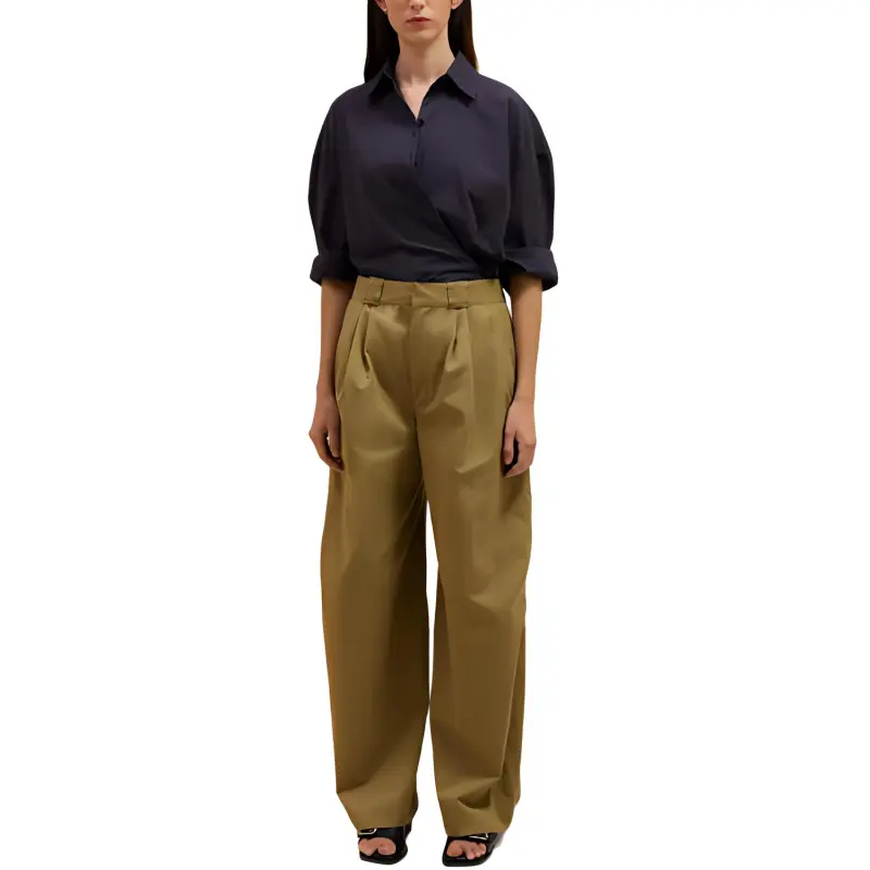 Lemaire High waist Wide leg Trousers-2