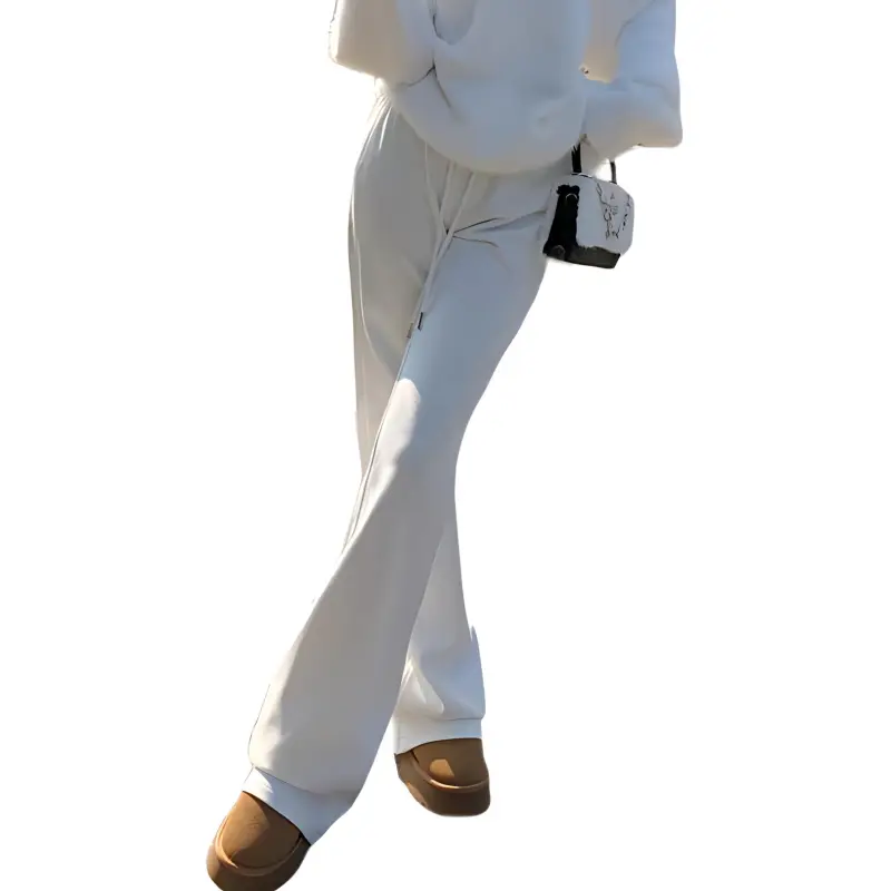 ZNZX Casual Pants Women's White-1