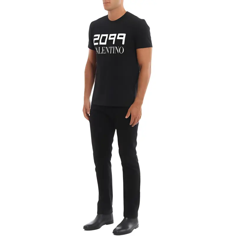 Valentino T Shirts Men Black-1