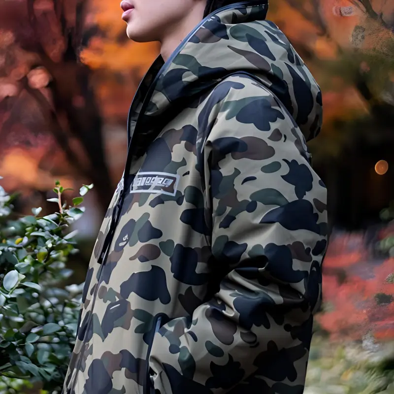 Bape Gore Tex 1st Camo Hoodie Down Jacket-4