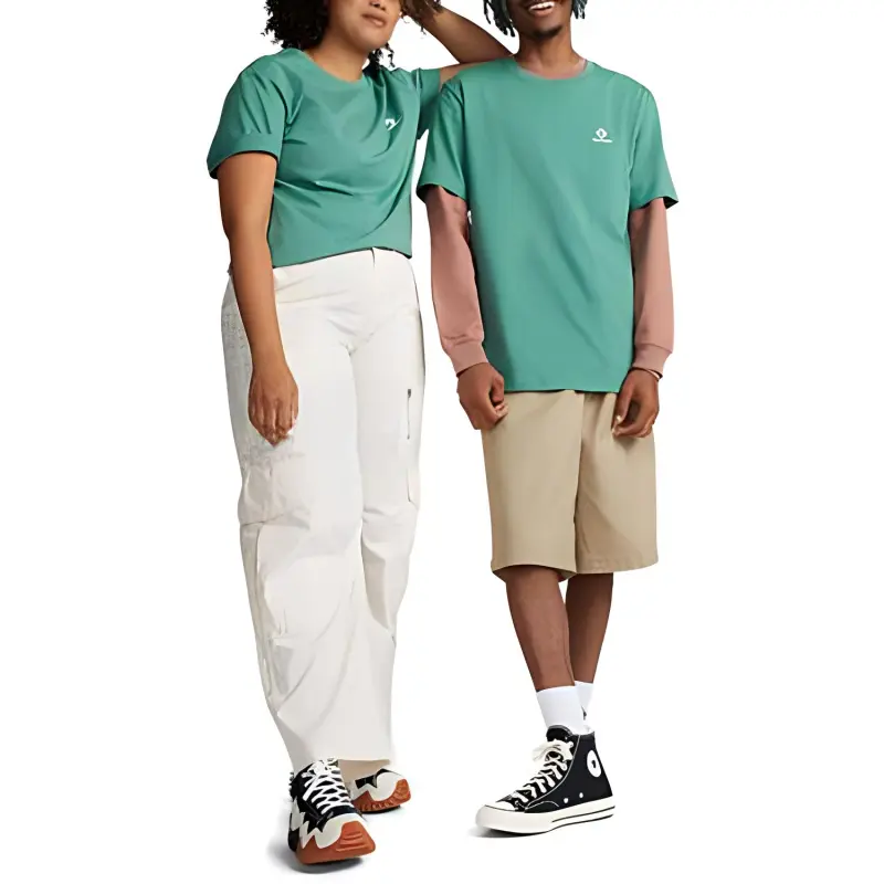 Converse Star Chev T Shirt Unisex Green-1