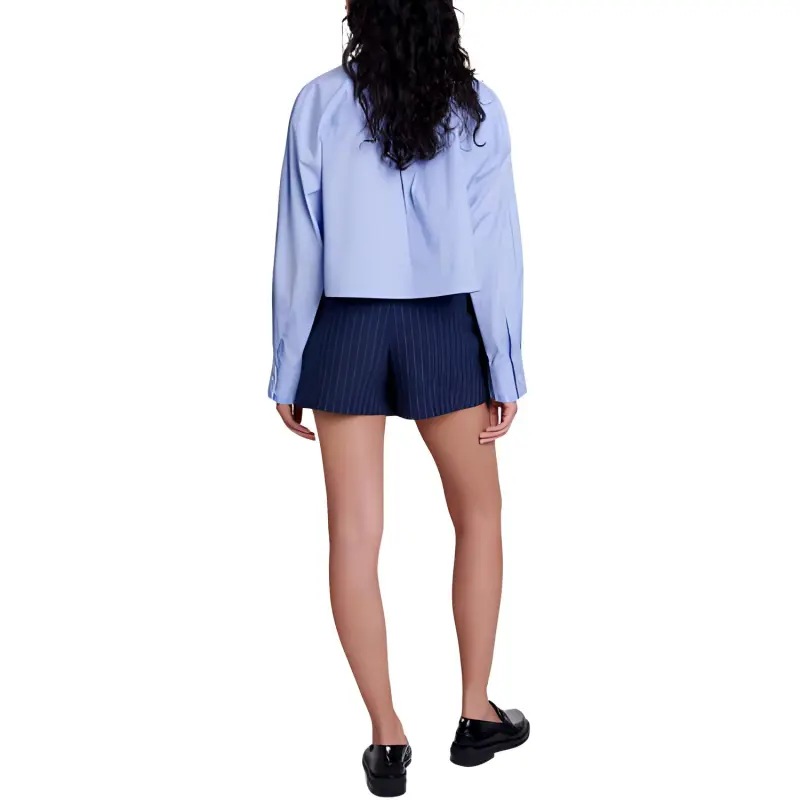 Maje Layered Striped Skort-2