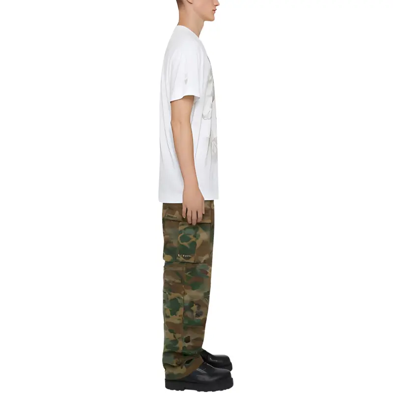 Givenchy Oversized T Shirt In Cotton With Givenchy Horse Print T Shirt Men's White-4
