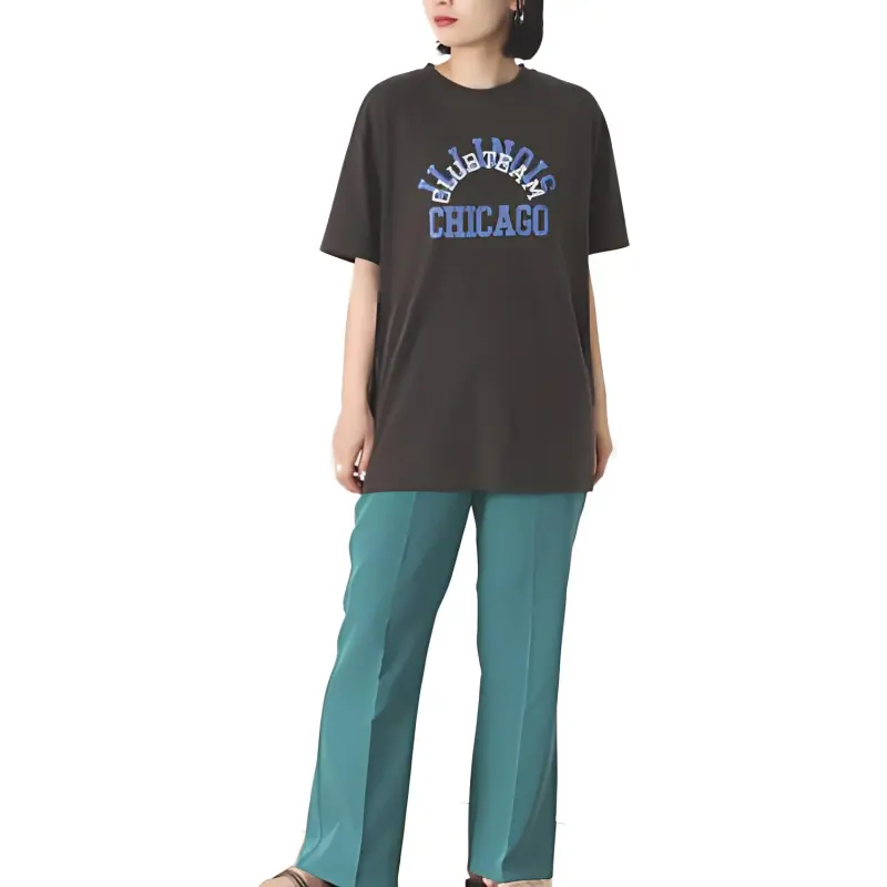 Beams Casual Pants Women's Green-1
