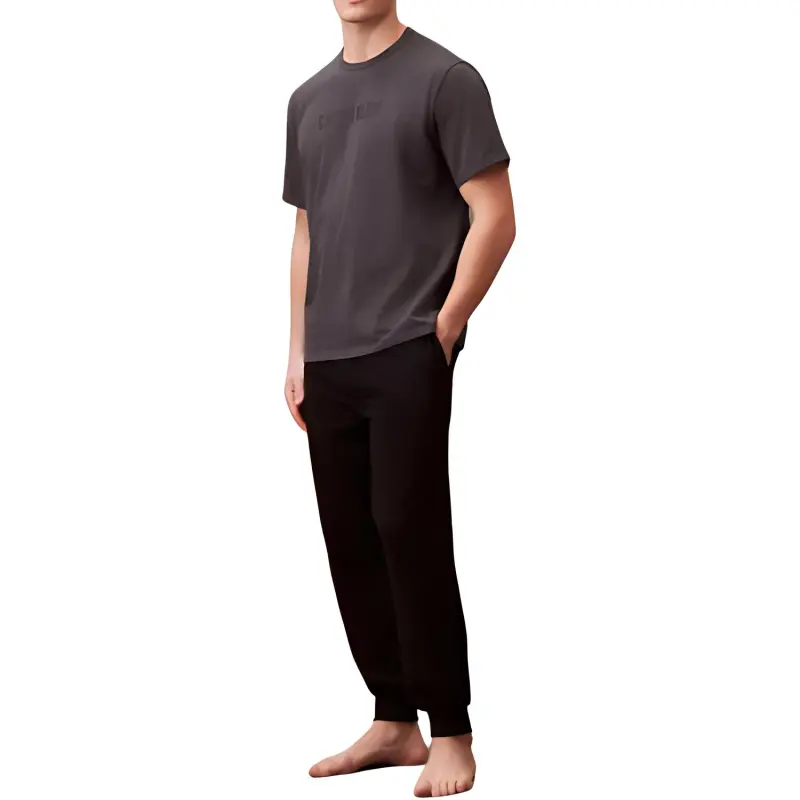 CALVIN KLEIN T Shirt Men's Charcoal Gray Heather-1