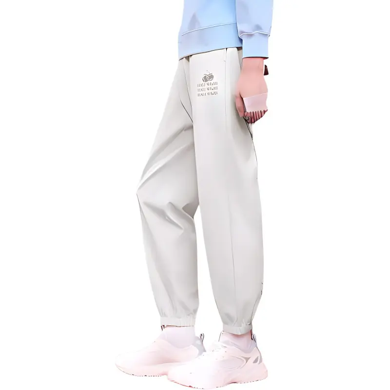 XTEP Knitted Sweatpants Unisex Cotton White-2