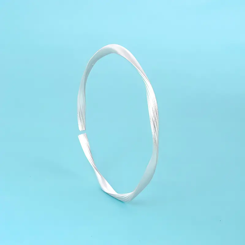 OWNREWARDS 999 Fine Silver Sterling Silver Bracelets Women's-1