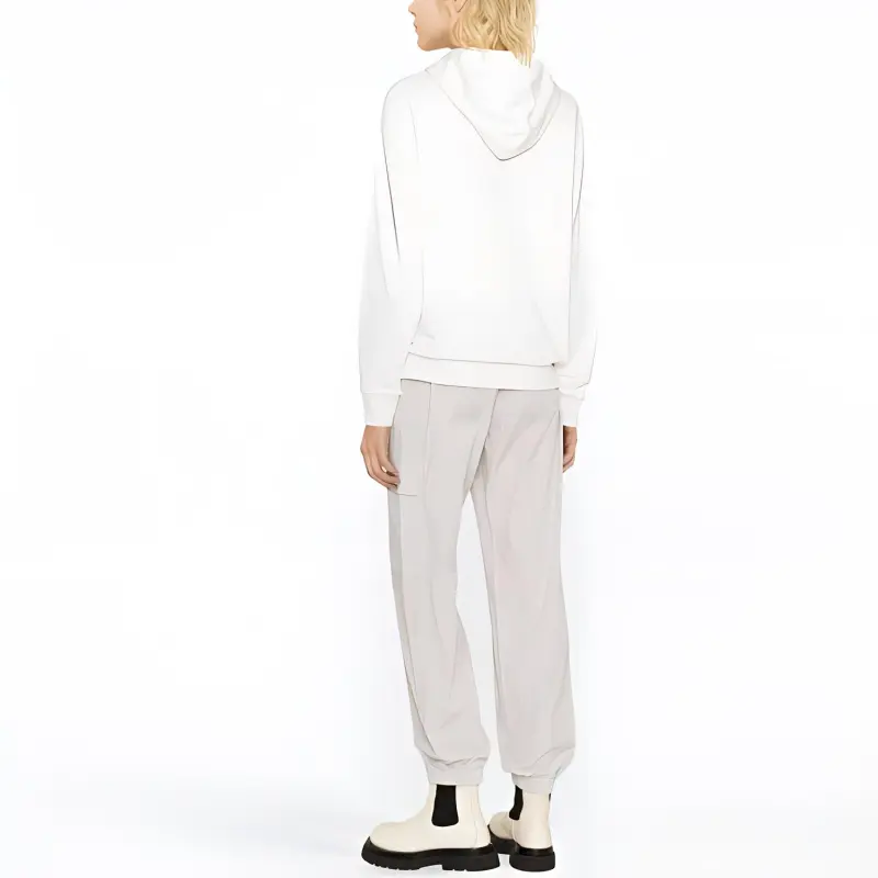 Moncler Logo embroidered Cotton Hoodie-2