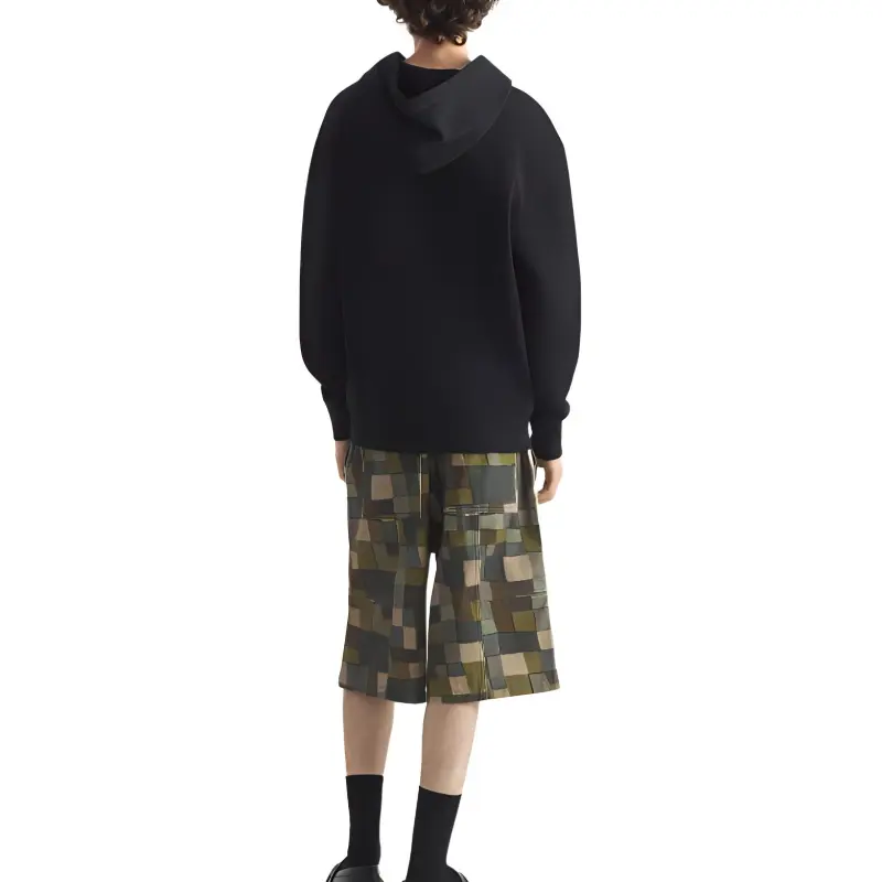 Maison Kitsune Fox Head Patch Drawstring Hoodie-3