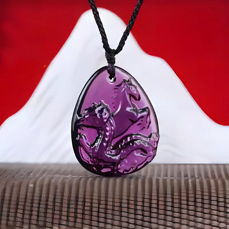 Sweet Kisses Colored Glaze Necklaces Unisex-3