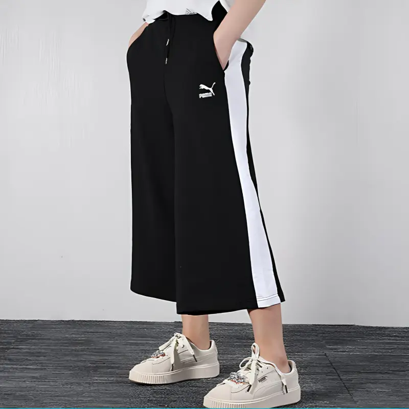 PUMA Knitted Sweatpants Women's Black-4