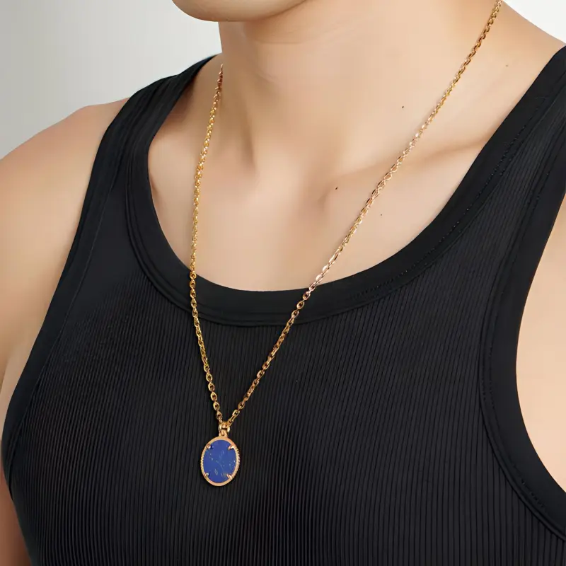 EMANUELE BICOCCHI Lapis Lazuli pendant Necklace-2