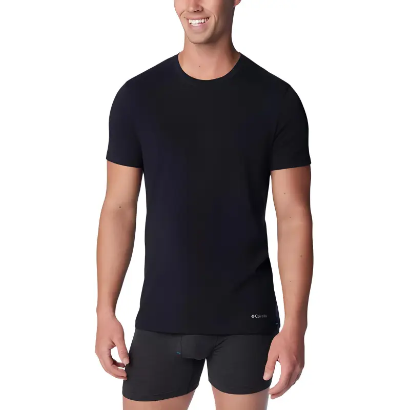 Columbia T Shirts Unisex 3 Pack Black+White+Gray-3