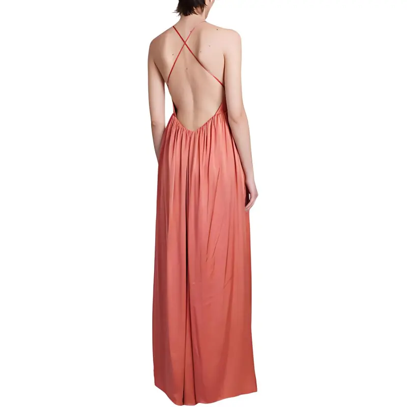 Zimmermann Sleeveless Satin Slip Maxi Dress-2