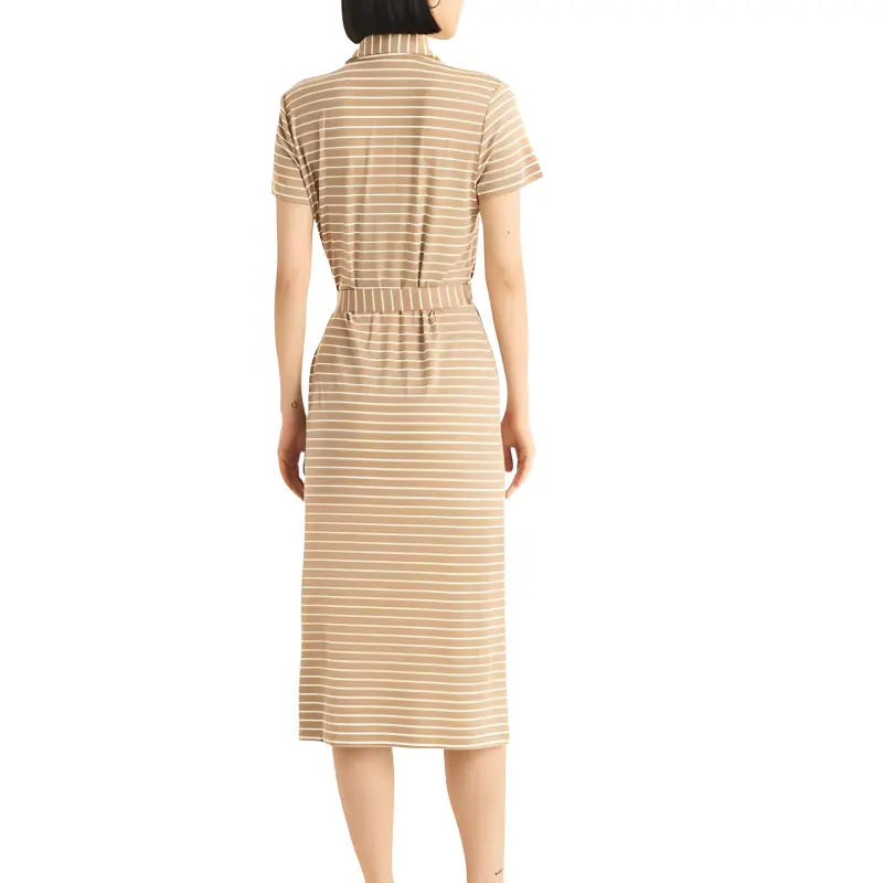 NAUTICA Short-Sleeved Dresses Women's Coastal Tan-1