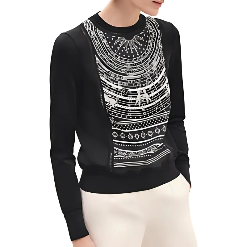HERMES Sweaters Women's Black-1
