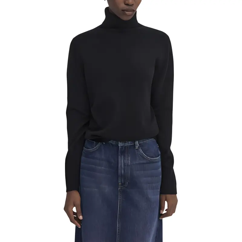 Massimo Dutti Sweater Women's Black-4