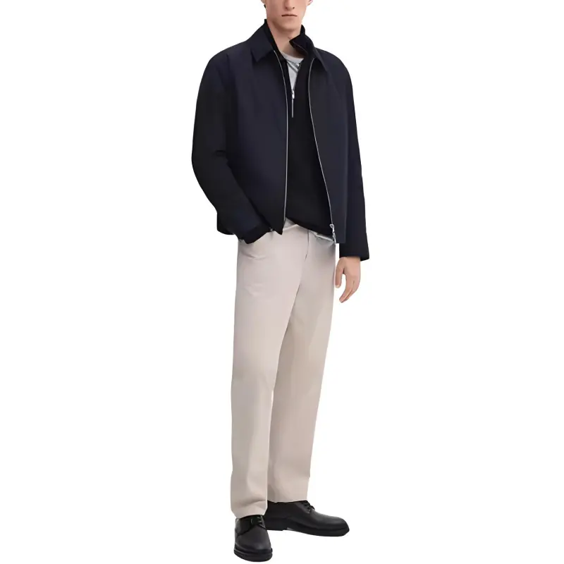 Massimo Dutti Jackets & Coats Men's Sea Blue-4