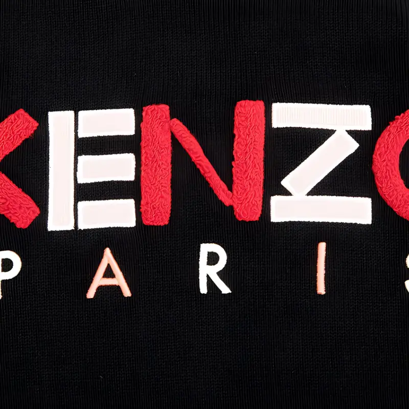 KENZO Letter Logo Sweaters Women's Black-2