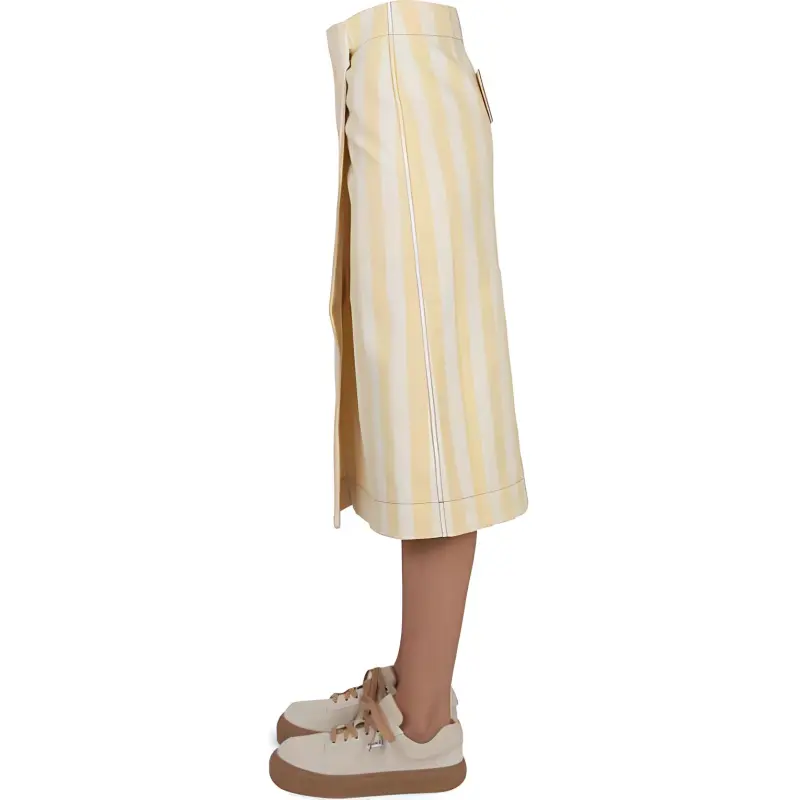 Sunnei Striped Midi Skirt-2