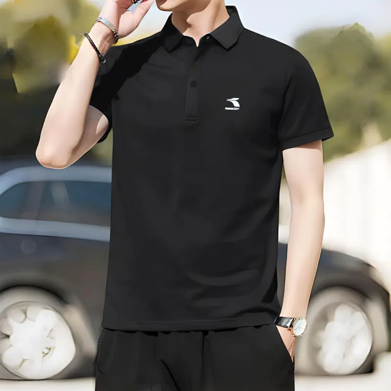 361° Life Collection Polo Shirt Men's Black-1
