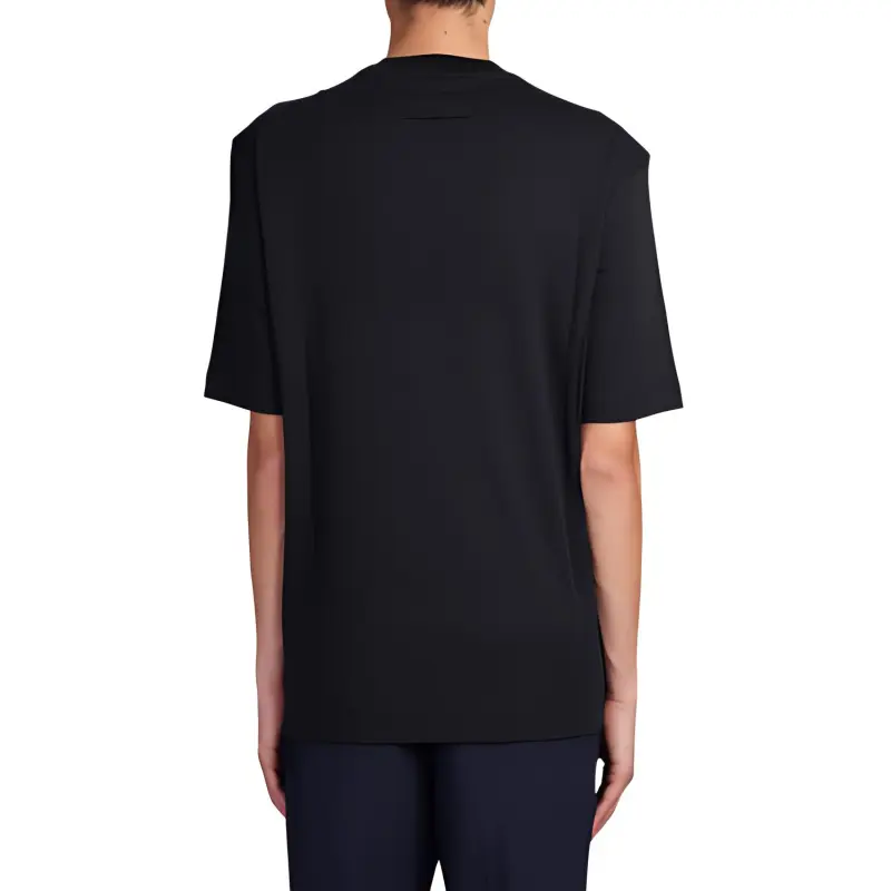 Ermenegildo Zegna Crewneck Straight Hem T Shirt-1