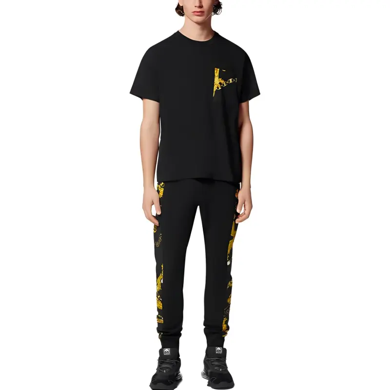 VERSACE JEANS COUTURE Baroque Printed Drawstring Track Pants-1