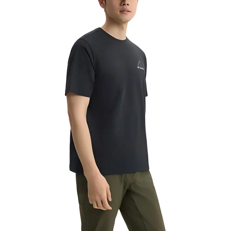Columbia TUNNEL VALLEY T Shirt Men's Black-2