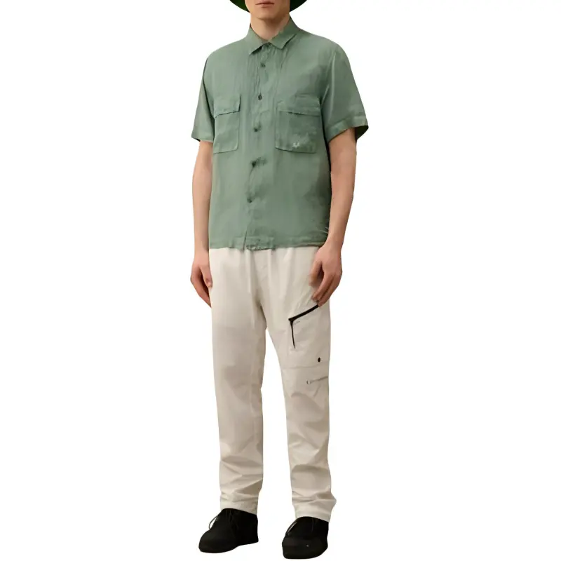 C.P.Company Button up Linen Shirt-1