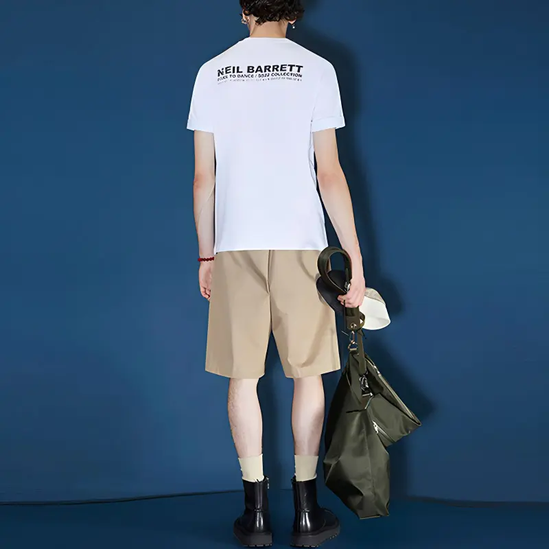 Neil Barrett T Shirts Men White-3