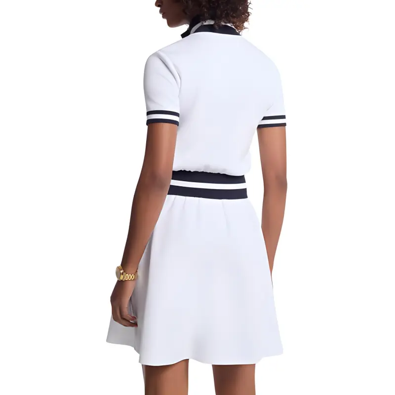 MICHAEL KORS Short Sleeved Dress Women's White-1