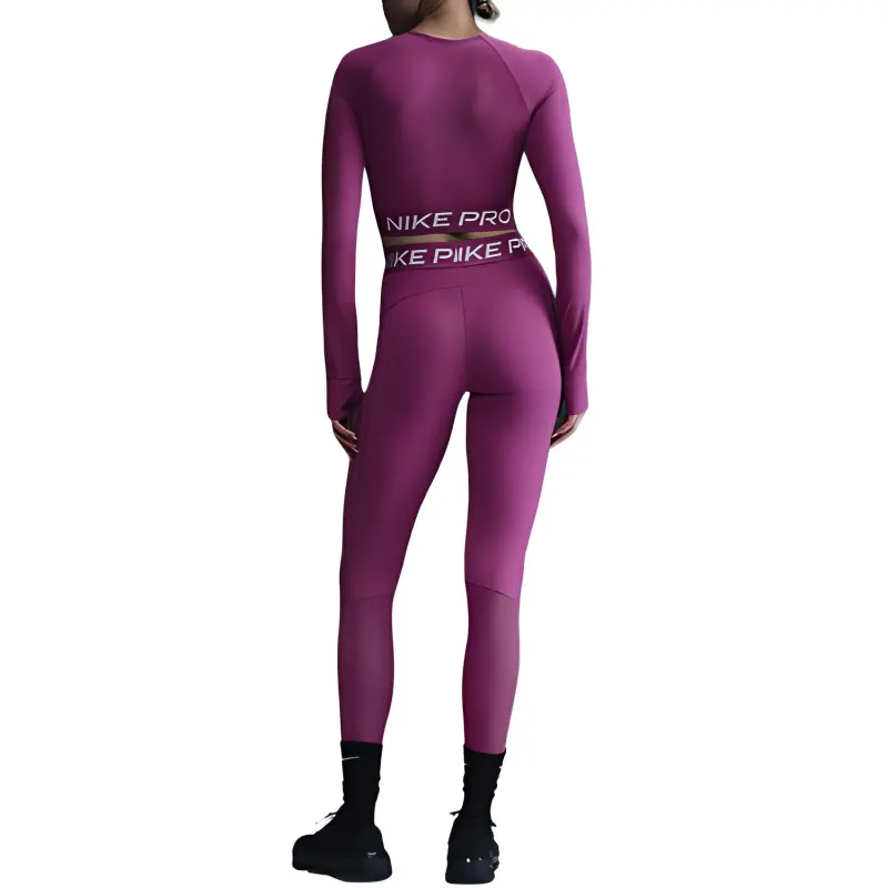 Nike Pro Women's Dri FIT Cropped Long Sleeve Top-2