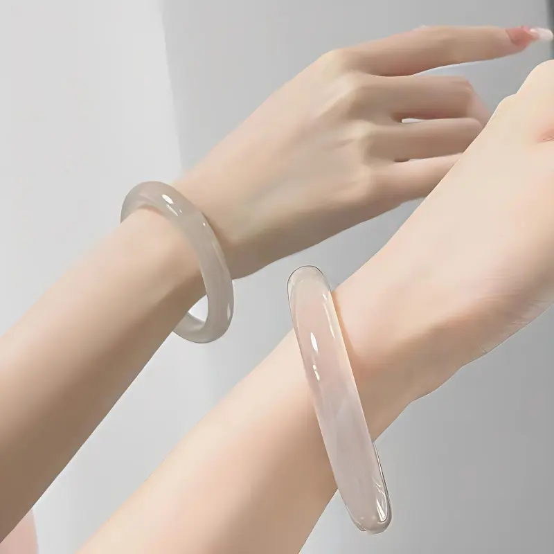 Happy Tide Chalcedony Bangles Women's-2