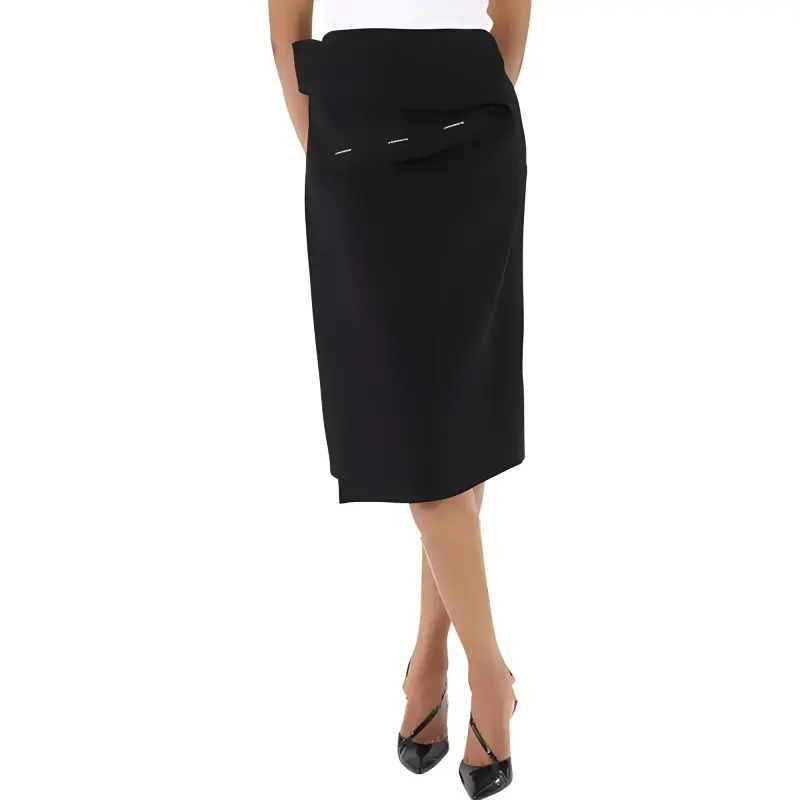 Burberry Casual Short Skirts Women's Black-1