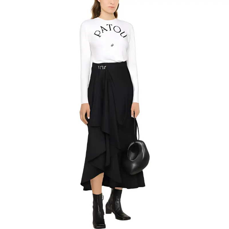 Patou Logo Intarsia Crewneck Jumper-1