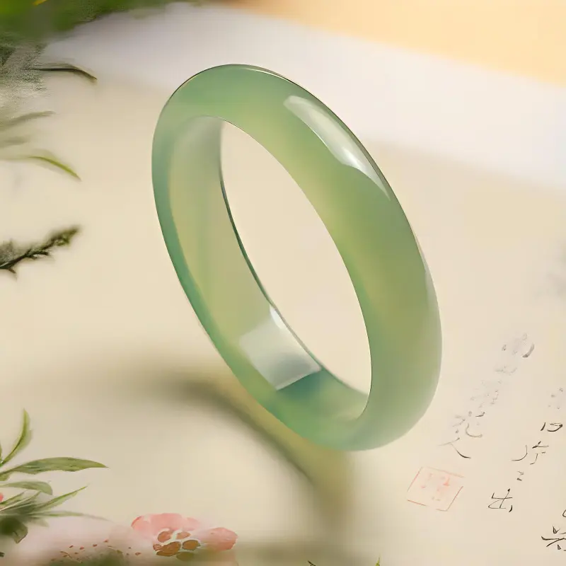 Cuizu Chalcedony Bangles Women's-1