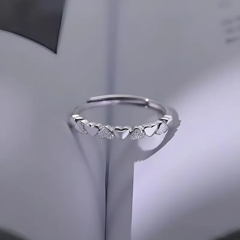YUOFFICIAL S990 Sterling Silver Open And Adjustable For Everyday Elegant Minimalist Style Individual Rings Women's-2
