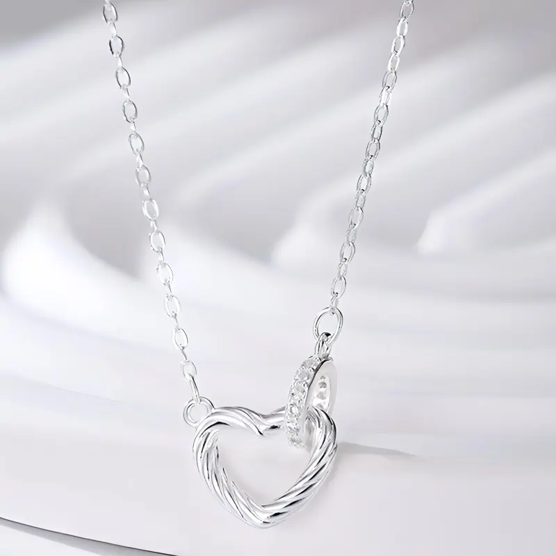 Danfu 999 Fine Silver Necklaces Women's-3
