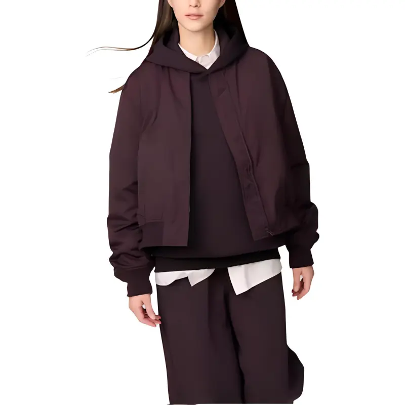 UNIQLO C Collection Jackets Women's Burgundy-1
