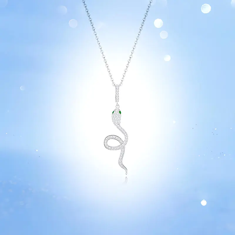 SUCH NICE S925 Silver Necklaces Women's-4