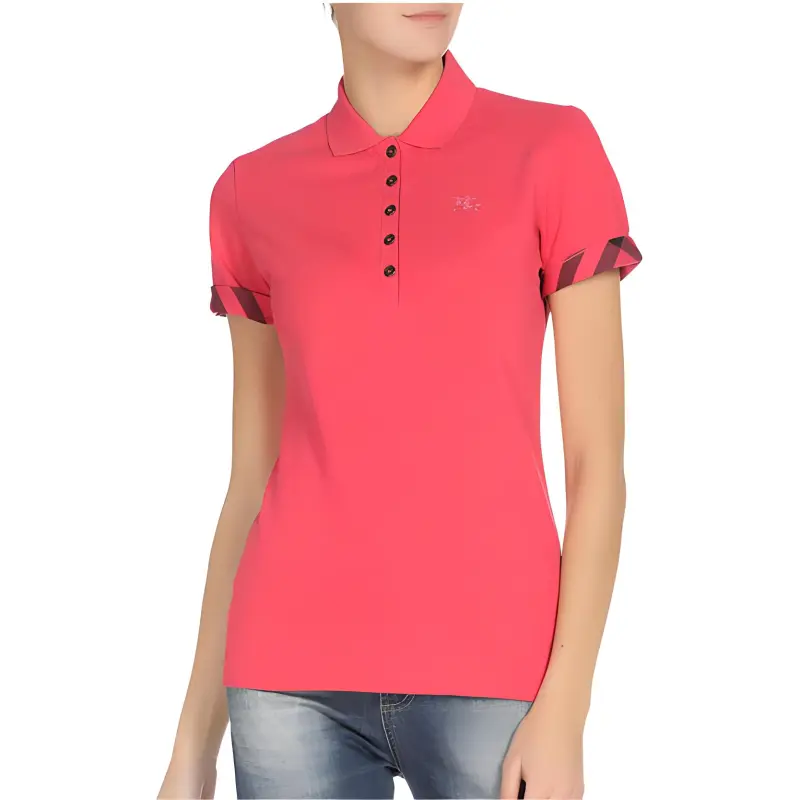 Burberry SS23 Polo Shirt Women's Red-1