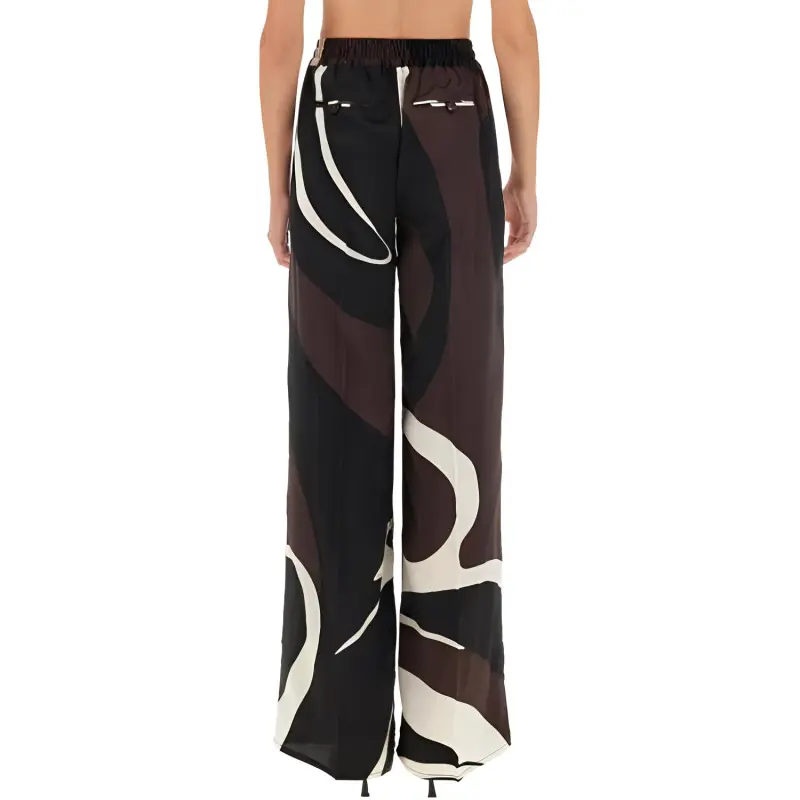 KITON Abstract print Trousers-1