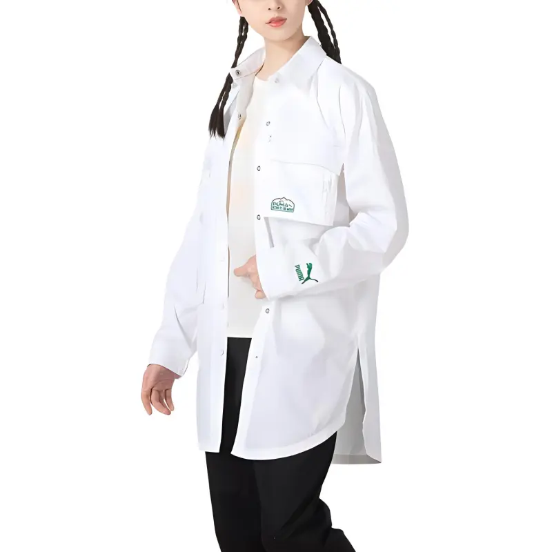 PUMA Jackets Women's White-2