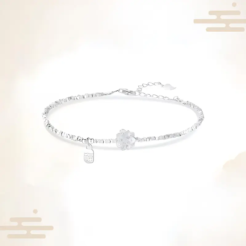 Chongqing Gold Store S925 Silver Bracelets Women's-2