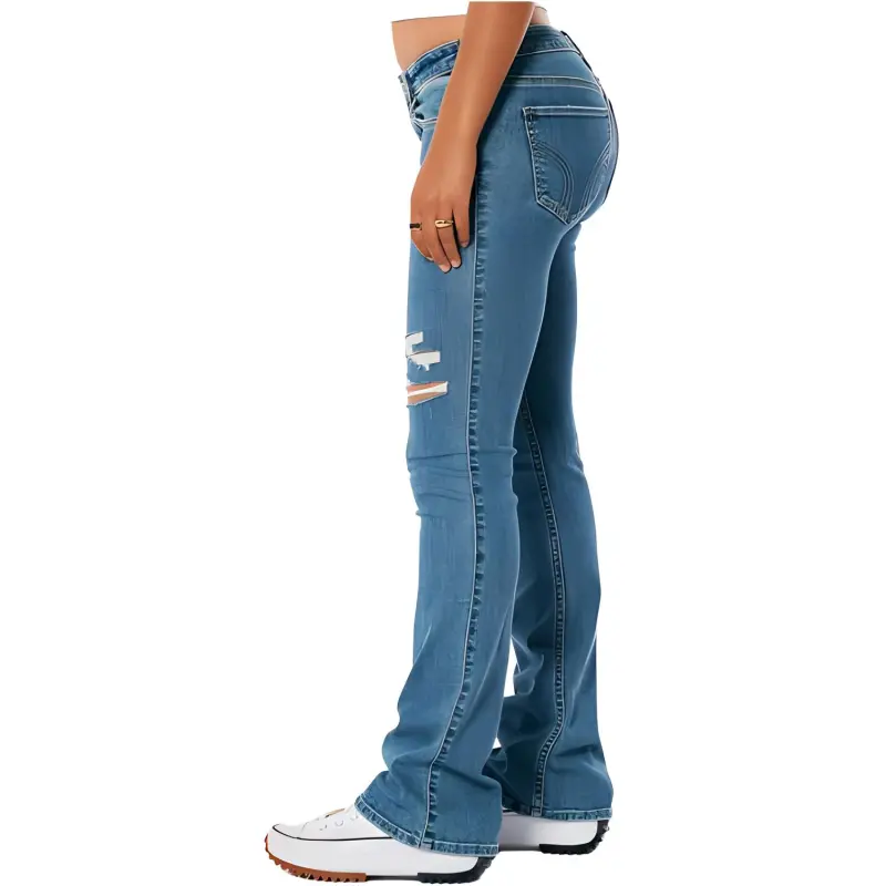 Hollister Jeans Women's Washed Blue-3